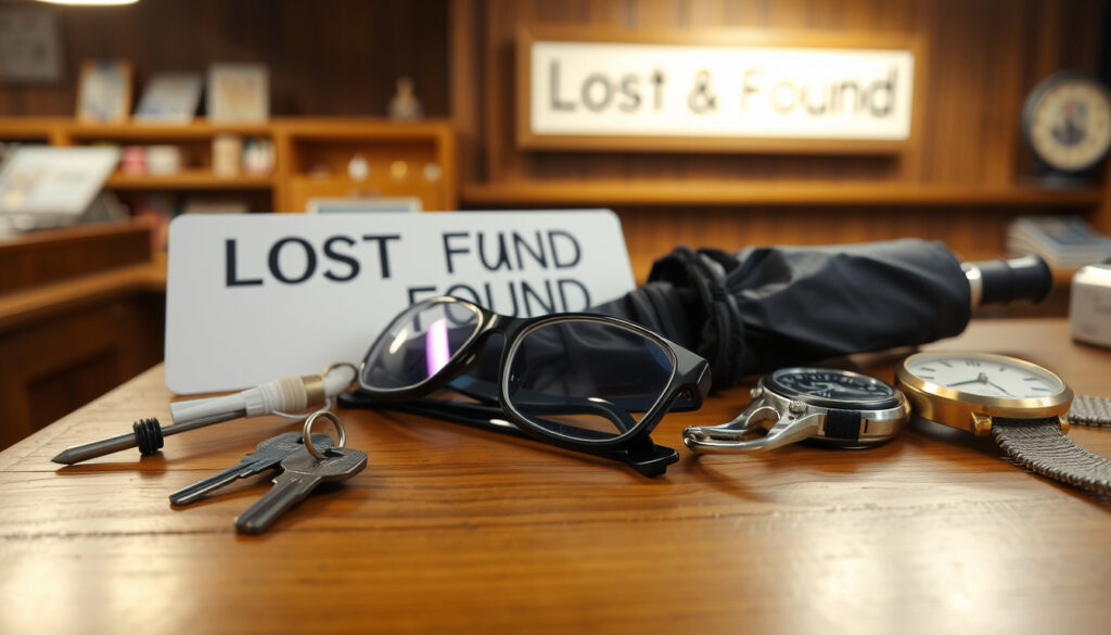 Fundbüro in der Nähe: verlorene Sachen finden